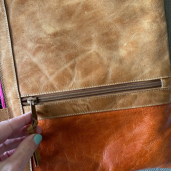 Colombian leather beautiful bag with Colombian fabric - Picture 5 of 8